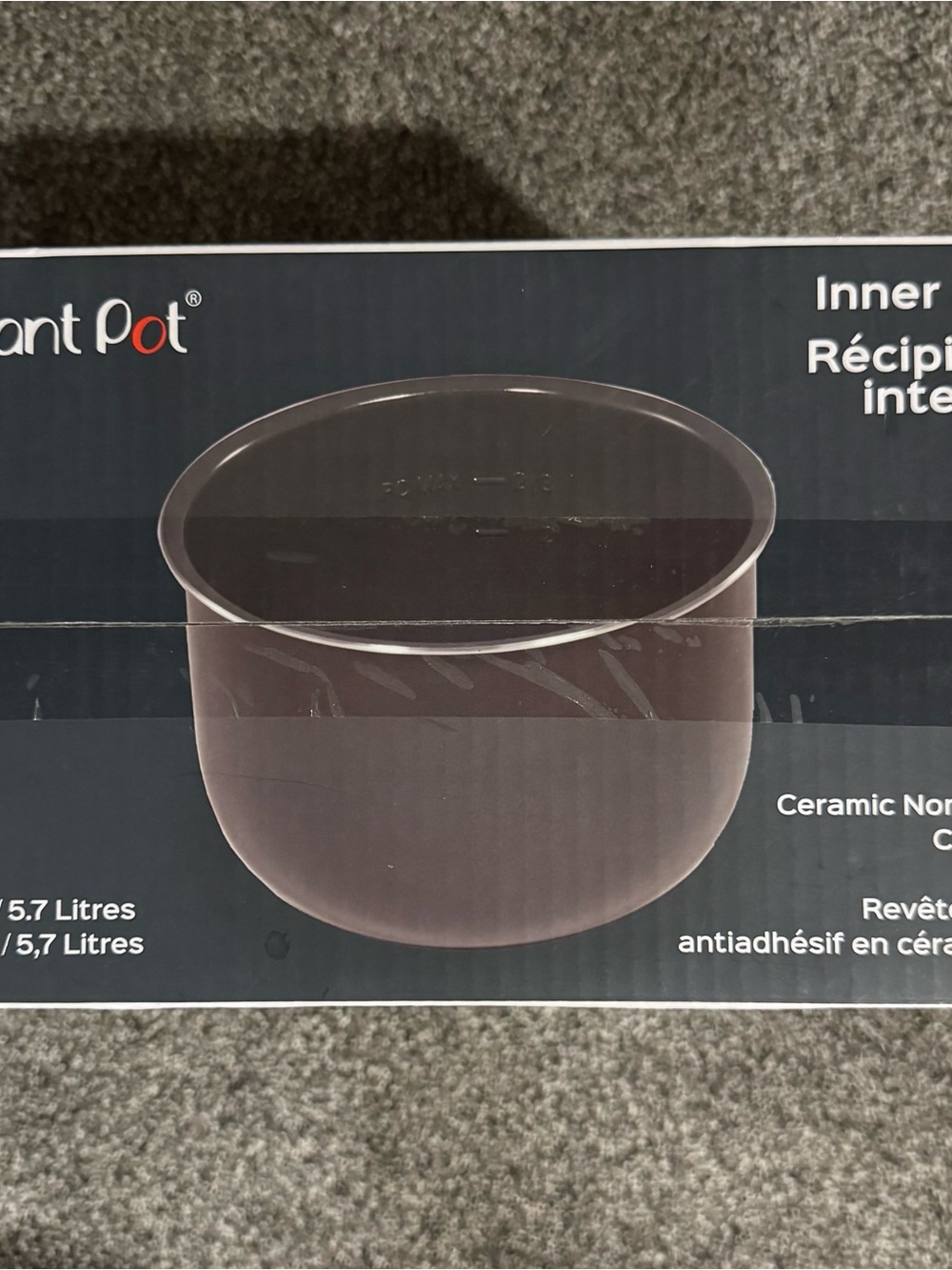 Instant Pot Ceramic Inner Pot — Gray - Picture 5 of 7